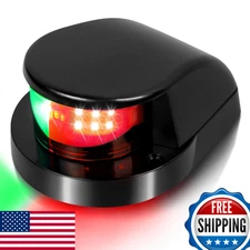 Obcursco Boat Navigation Lights Red Green Marine LED Bow Lights IP67 Waterproof