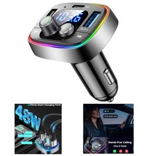 USB C Bluetooth 5.4 Car Adapter - Upgrade Non-Bluetooth Cars with Fast Charging