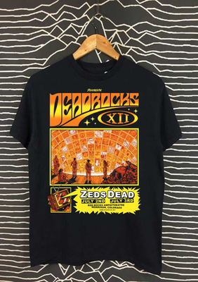 DEADROCKS XII with Zeds Dead Unisex Hot Trend T-shirt All Sizes