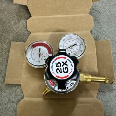 HARRIS 25GX-15 MAX INLET 500 PSIG COMPRESSED GAS REGULATOR - NEW WITHOUT BOX