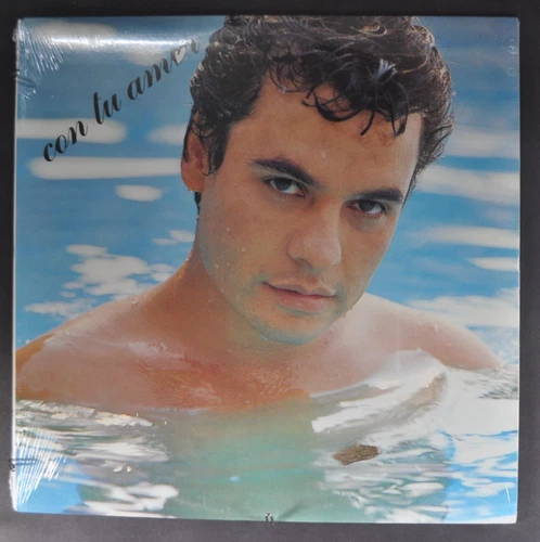 JUAN GABRIEL Con Tu Amor ORIGINAL RARE HYPE STICKER  LATIN LP