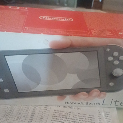 Nintendo Switch Lite Handheld-System 32 GB 720p HD Konsole Grau