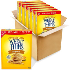 Wheat Thins Original Snacks, Whole Grain Wheat Crackers, Bulk Snack Crackers, Fa