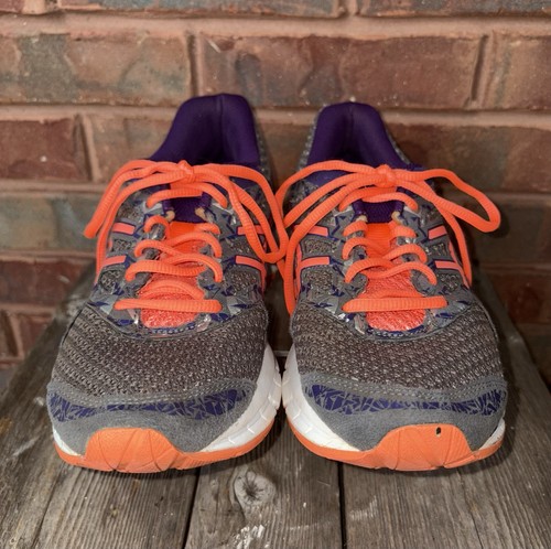 Asics Women’s GEL-Excite 4 Shoes Sneakers T6E8N Grey/Coral/Purple Size 8.5 - Picture 10 of 14