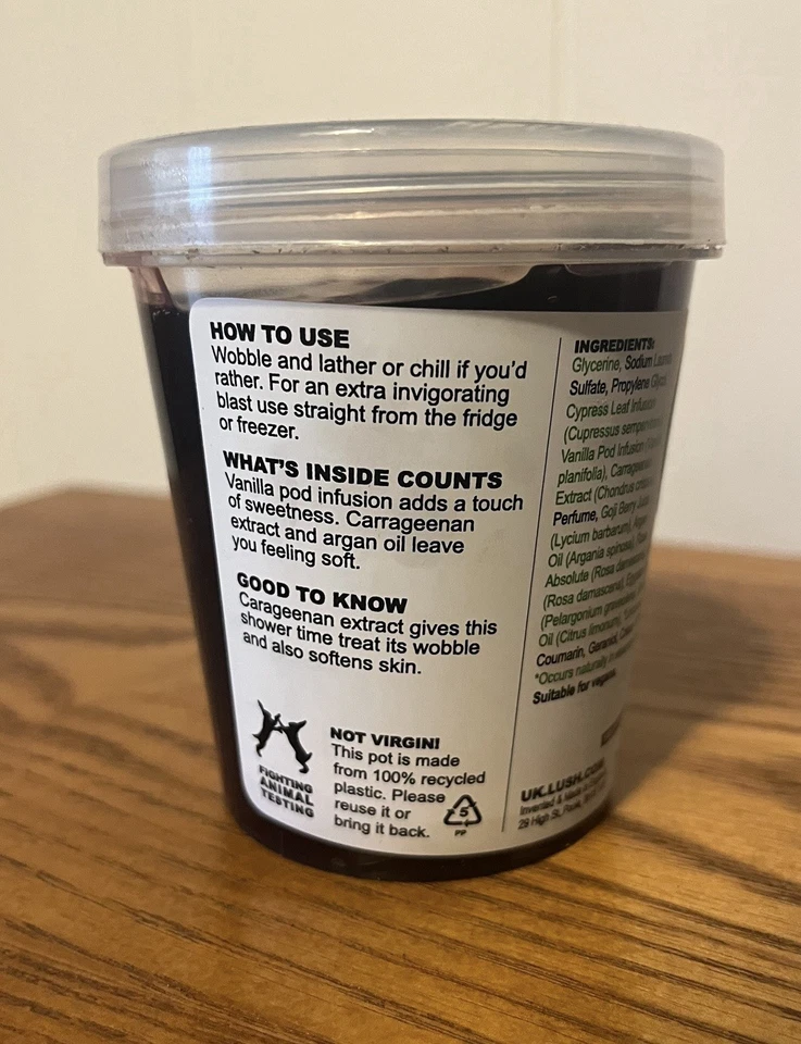 LUSH UK KITCHEN Rose Jam Shower Jelly 240g Rare Discontinued NEW - Image 3 of 4