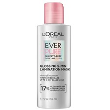 L'Oreal Paris Glossing Lamination Hair Mask with Glycolic Acid, Hair Treatment f