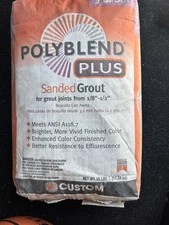 Custom Polyblend Plus Sanded Grout - 25 lbs