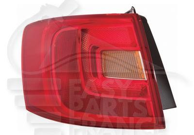 Feu arrière-gauche extérieur VW Jetta 2011-2014 anti-buée pour réparation carrosserie