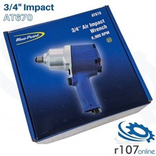 Blue Point 3/4" Heavy Duty Air Impact Wrench AT670 - As sold by Snap On.