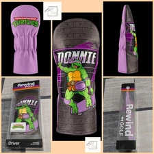 Swag Rewind Golf TMNT Heroes In A Half Shell (Donnie) Driver HeadCover NEW Z