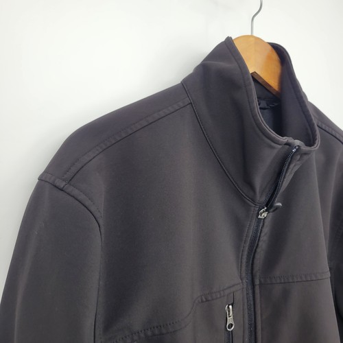 Dri Duck Motion Softshell Jacket Black Mens Large Full Zip Water Wind Resistant - Picture 2 of 10
