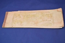 Rare Vintage Uniform Series Receipt Book,Early 1900s,Some Tears,Writing