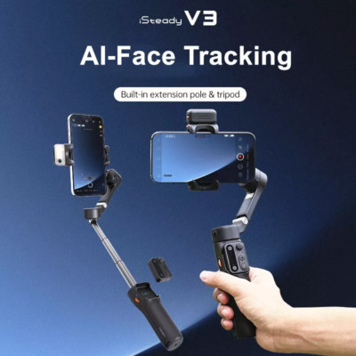 Hohem iSteady V3 3-Axis Gimbal Stabilizer Magnetic AI-Tracking for Smartphone
