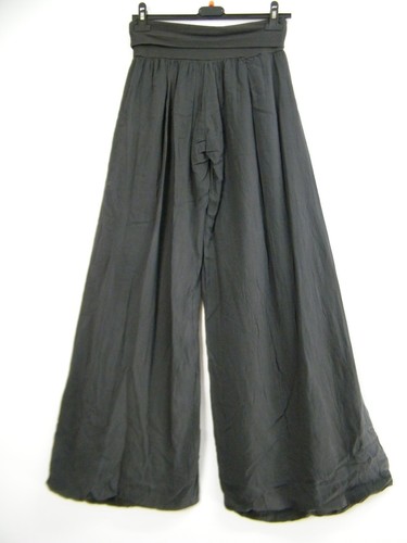 Ample 100% Viscose,Coton Doublé Plazzo Pantalon 13 Cols TAILLES S,M,TAILLE,XL - Picture 6 of 12