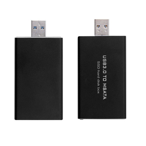 USB 3.0 to mSATA SSD Hard Disk Box Converter Adapter Enclosure External Case - Picture 5 of 12