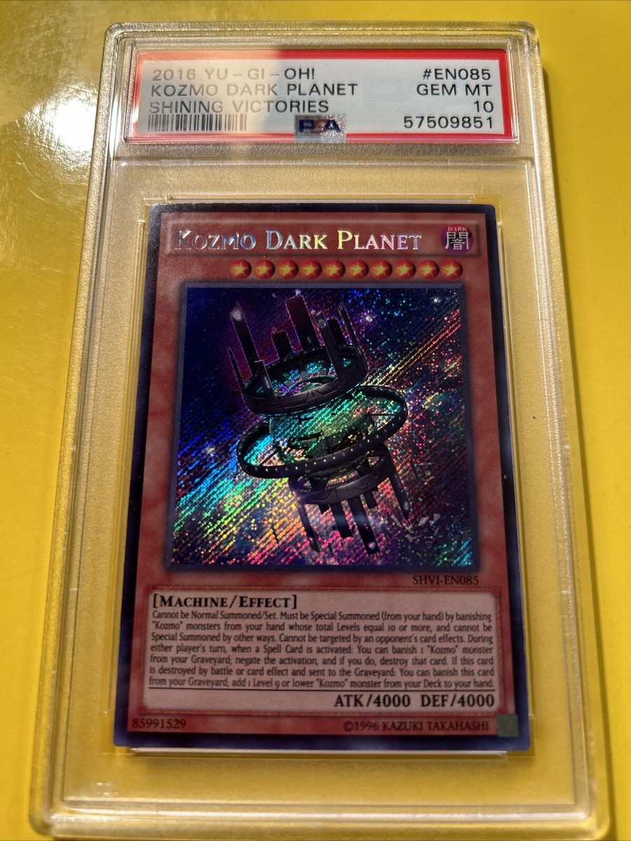 YuGiOh KOZMO DARK PLANET #SHIV-EN085🔥PSA 10 GEM🔥UNLIMITED ED