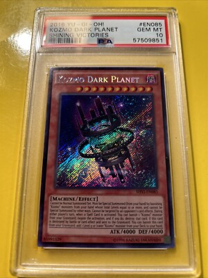 YuGiOh KOZMO DARK PLANET #SHIV-EN085🔥PSA 10 GEM🔥UNLIMITED ED