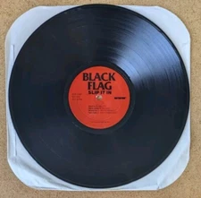Black Flag Slip It In LP 12" Vinyl Record - No Sleeve Record Only – SST 029