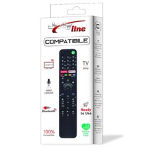 Jolly Line Telecomando smart tv controllo vocale compatibile con Sony pronto all