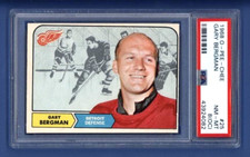 1968-69 OPC #25 GARY BERGMAN PSA 8 (OC) NM-MT Detroit Red Wings LOW POP