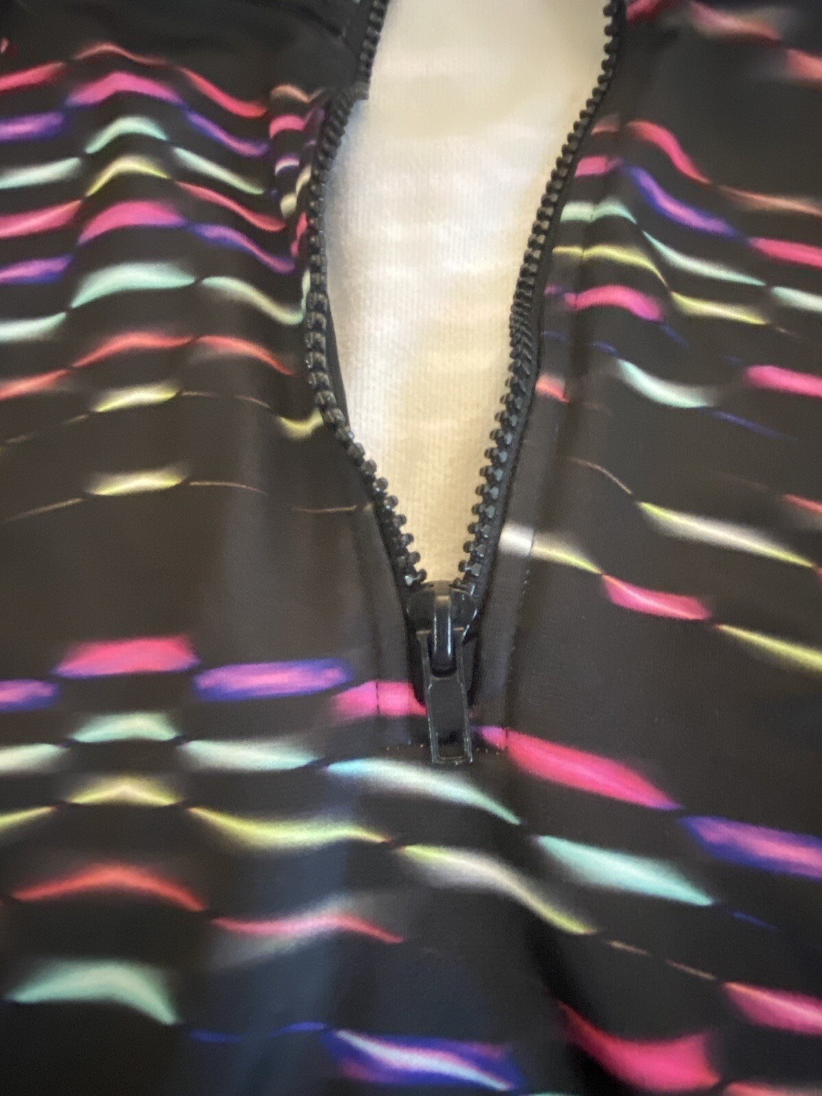 fila sport giacca donna M performance 1 4 zip nero multi