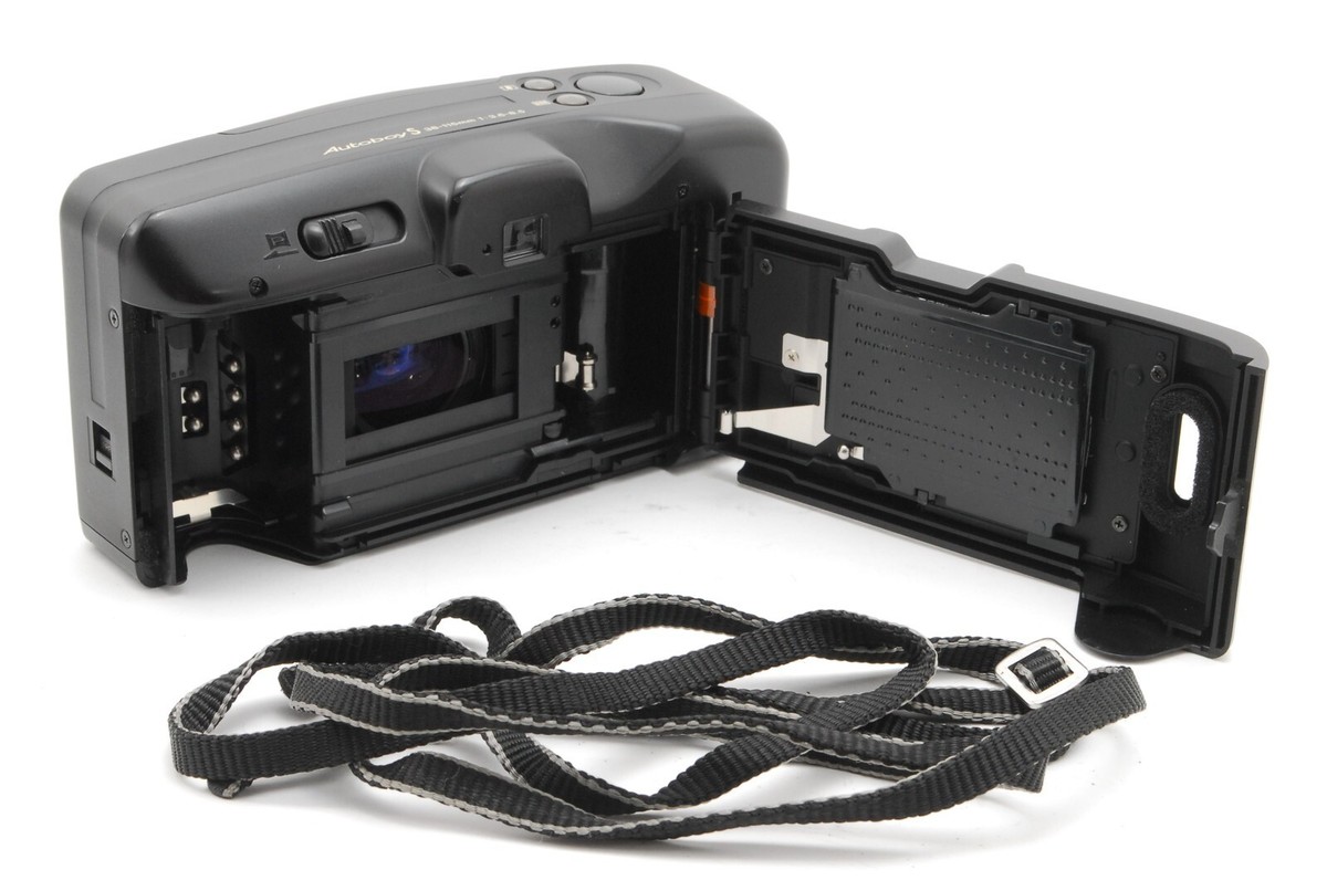 Near MINT w/ strap] Canon Autoboy S PANORAMA Black Point