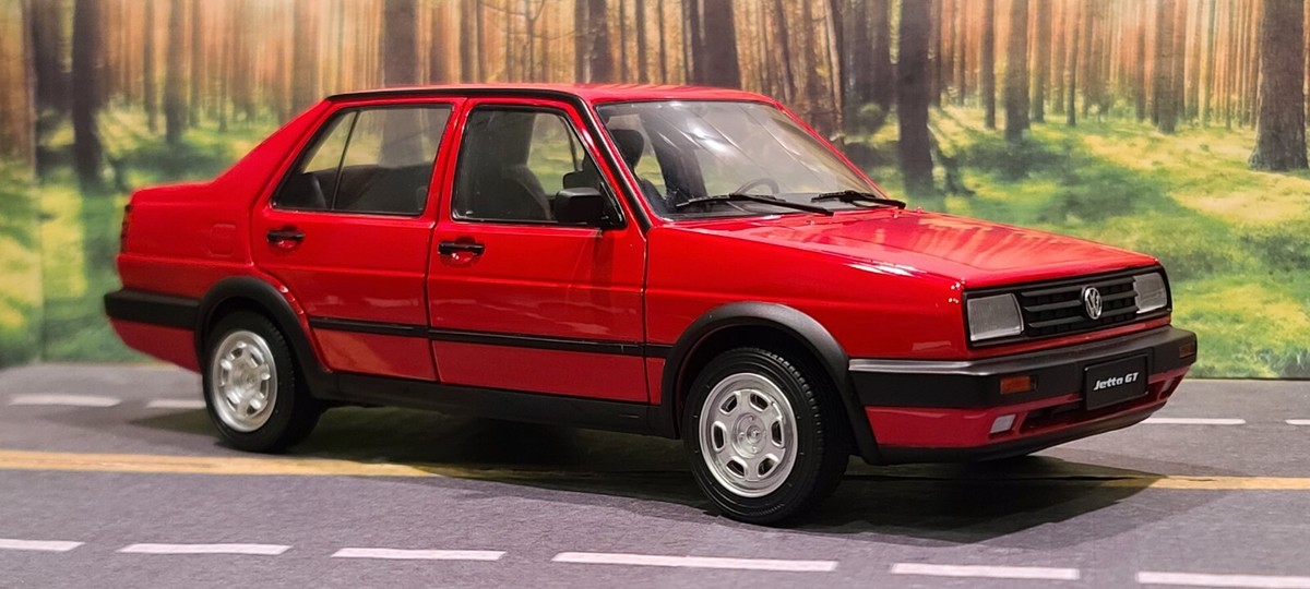 VERY RARE 1985-1991 Volkswagen Jetta GT MKII Red 1/18