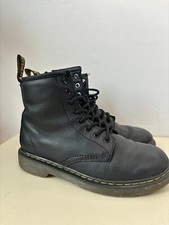 Doc Martens Junior 1460J Softy T Leather Lace Up Boots US 2 Black Zipper Ankle