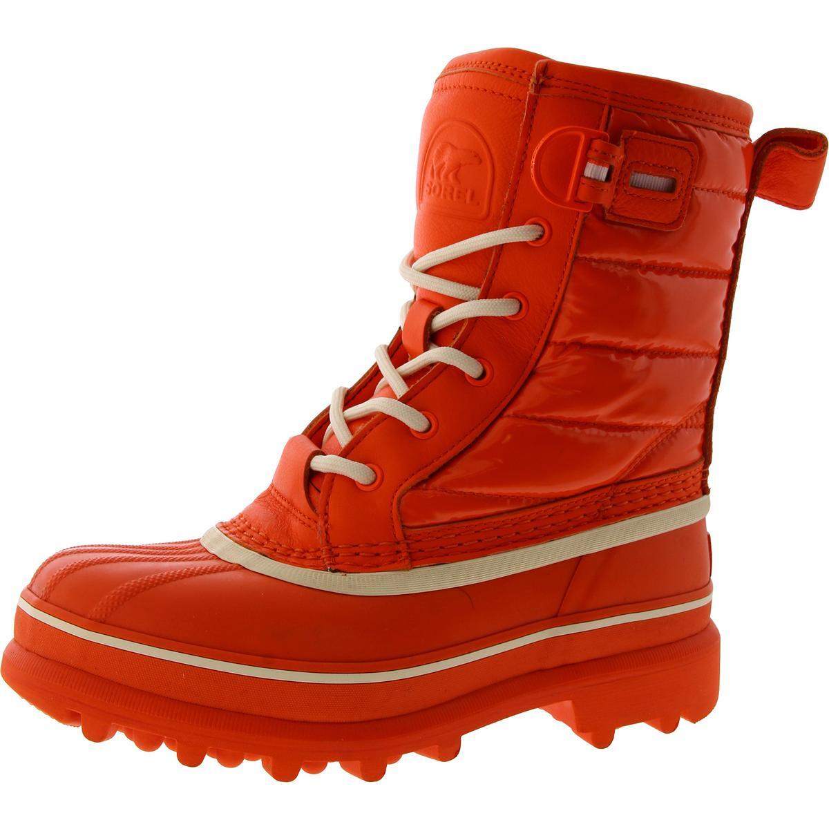 Женские оранжевые стеганые зимние ботинки Sorel 6.5 Medium (B,M) BHFO 7696