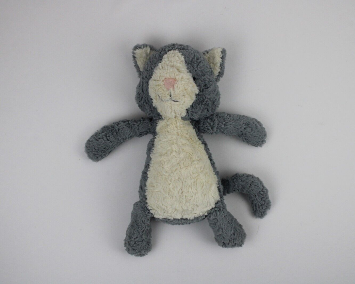 ジェリーキャット Jelly Cat Tuffet Cat ぬいぐるみ Jellycat Tuffet Kitty Cat Blue Grey Long Tail Floppy Arms Legs