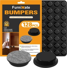 Rubber Feet for Electronics, Adhesive Stick on Black, Black Bumpers Pads