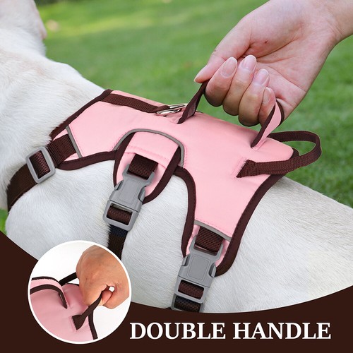 Reflective Anti-Pull Dog Harness Adjustable Padded Pet Vest for French Bulldog - Picture 11 of 17