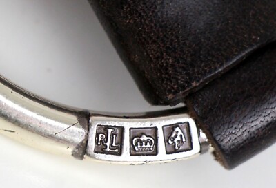 Ralph Lauren BRAIDED BROWN GENUINE LEATHER 2 display picture 1