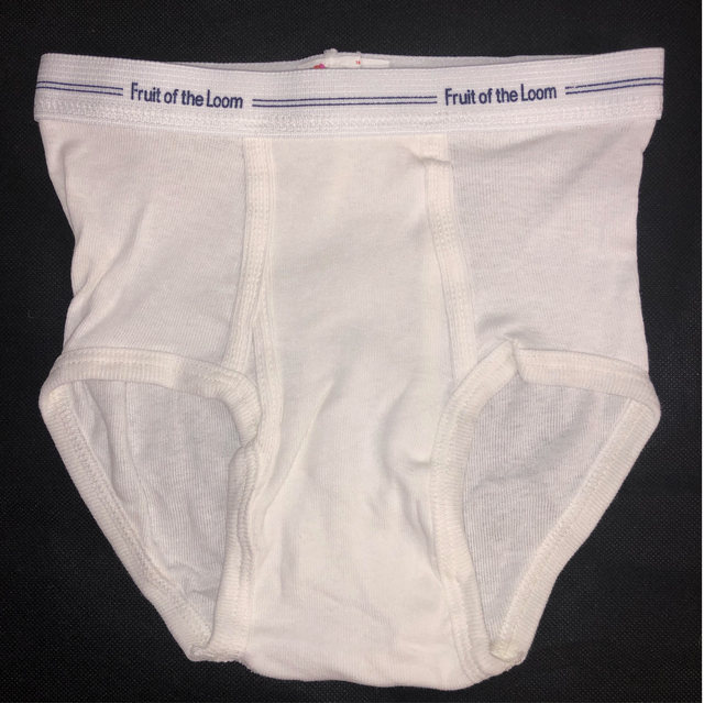 11 Pairs Vintage Fruit Of The Loom Boys Briefs Underwear White Size 10