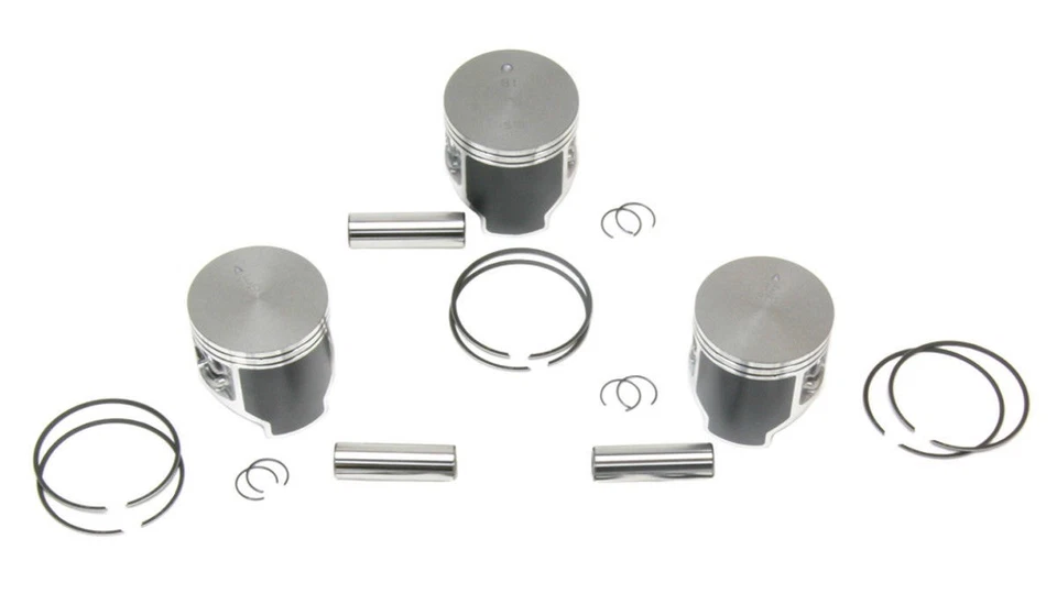 Arctic Cat ZRT 600 SPI Pistons Top End Gasket Kit Std 66.50mm 1996 1997 1998 - Image 2 of 4