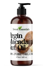 Organic Unrefined Macadamia Nut Oil  16oz  Imported From Italy  100 Pure