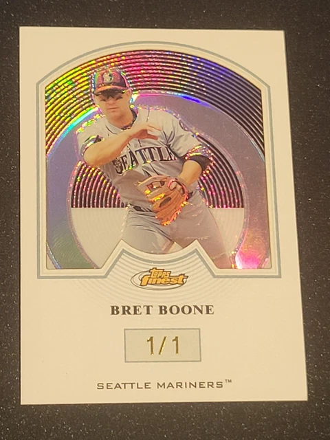 'Red Sox Killer' Bret Boone 1/1!! 2005 Topps Finest #58 Framed Refractor
