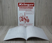Krieger Bedienungsanleitung für Traktor KS 33  42  45 (A) mit und ohne Allrad.