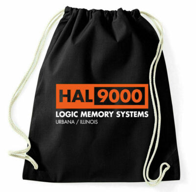 HAL 9000 Computer 2001 A Space Odyssey Turnbeutel Stanley Kubrick Beutel Tasche