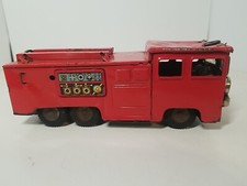 VINTAGE FIRE TRUCK TRUCK FRICTION TIN TOY 40  s 50  s EARLY POST WAR