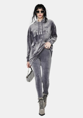 Juicy Couture Top Hat Gray Lounge Luxe 