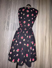 Prada Sleeveless Flower Mini Dress Sz EUR 38
