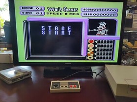 CLEAN & PLAYS EASILY Yoshi's Cookie *Authentic & Tested* Nintendo NES