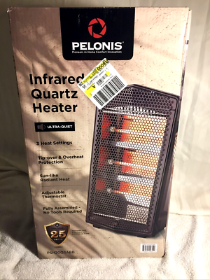 Pelonis PSH20Q3ABB 1500W Space Heater - Black
