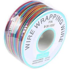 JESSINIE 8-Color Electronic Wire DM-30-1000 Wire Wrapping Wire 30 AWG Single ...