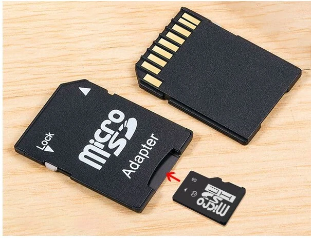 Durable 16GB MicroSD Micro SDHC TF Flash Class 4 Memory Card 16G and SD Adapter - Image 2 of 4
