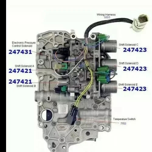 Solenoides de carrocería de válvula OEM FNR5 Mazda DEMIO FAMILIA PREMACY VERISA 4F27E FN4A-EL - Imagen 1 de 2