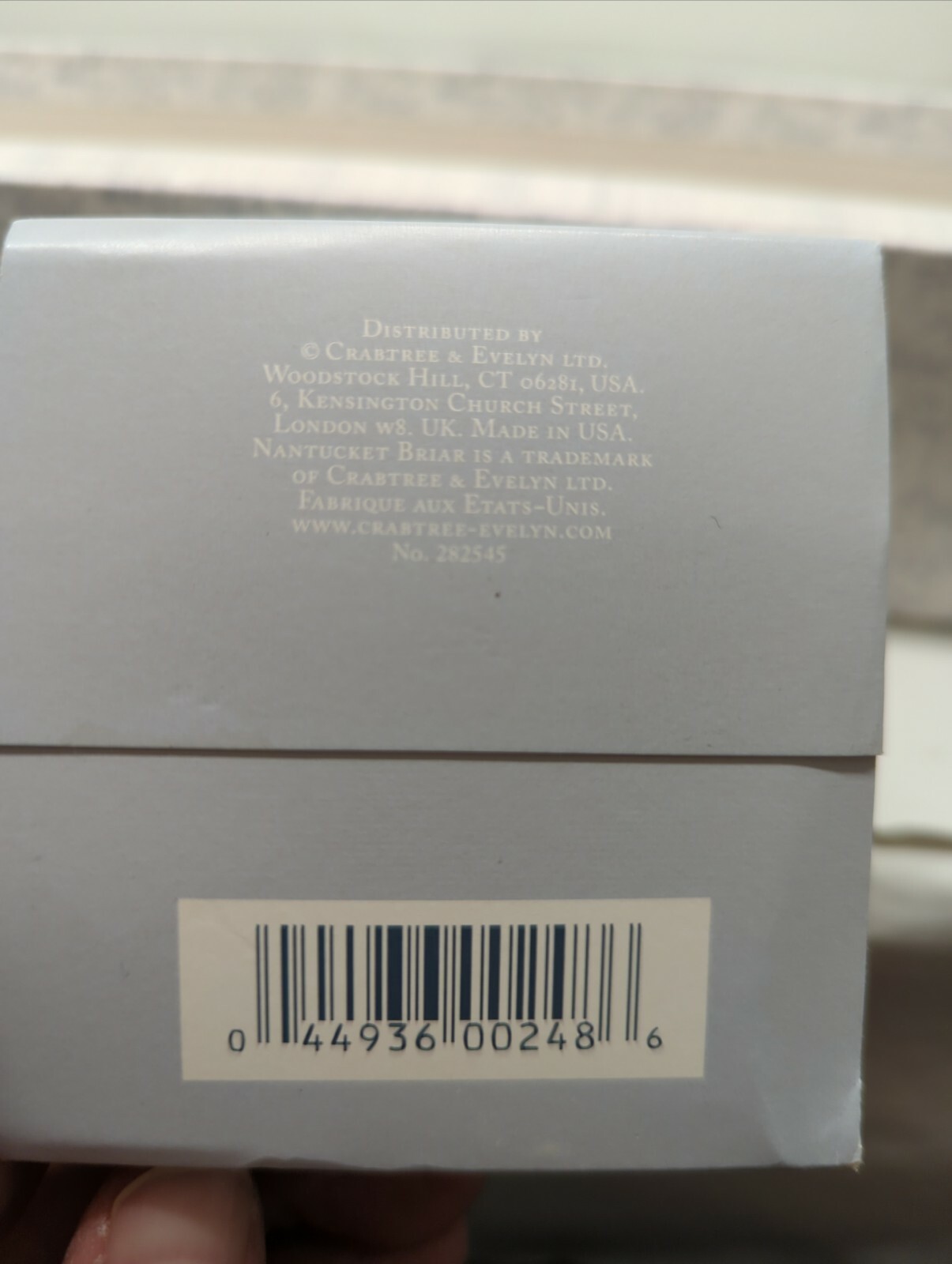 Crabtree & Evelyn Nantucket Briar Scented New Box of 6 Paper Drawer