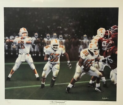GREG GAMBLE - PEYTON MANNING - IN COMMAND - TENNESSEE VOLS FOOTBALL