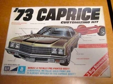 MPC 1973 CHEVROLET CAPRICE H.T. MINT ORIGINAL UNBUILT KIT #1-7304-250 
